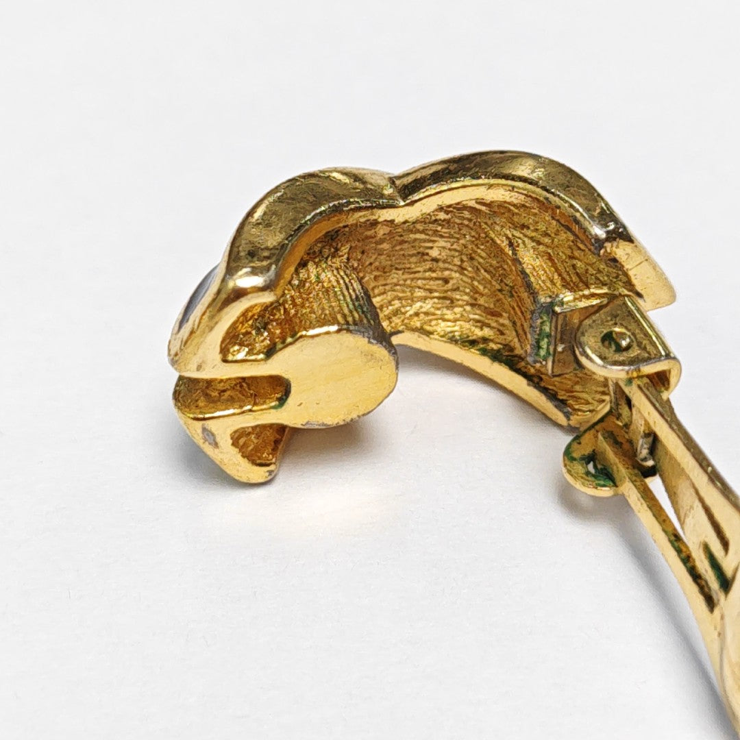 Metal Gold Clip On Earrings