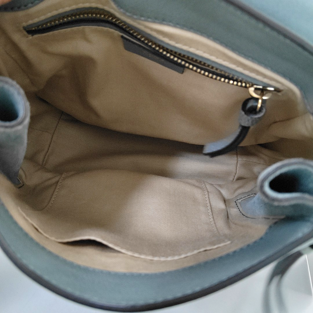 Faye Mini Calfskin Blue