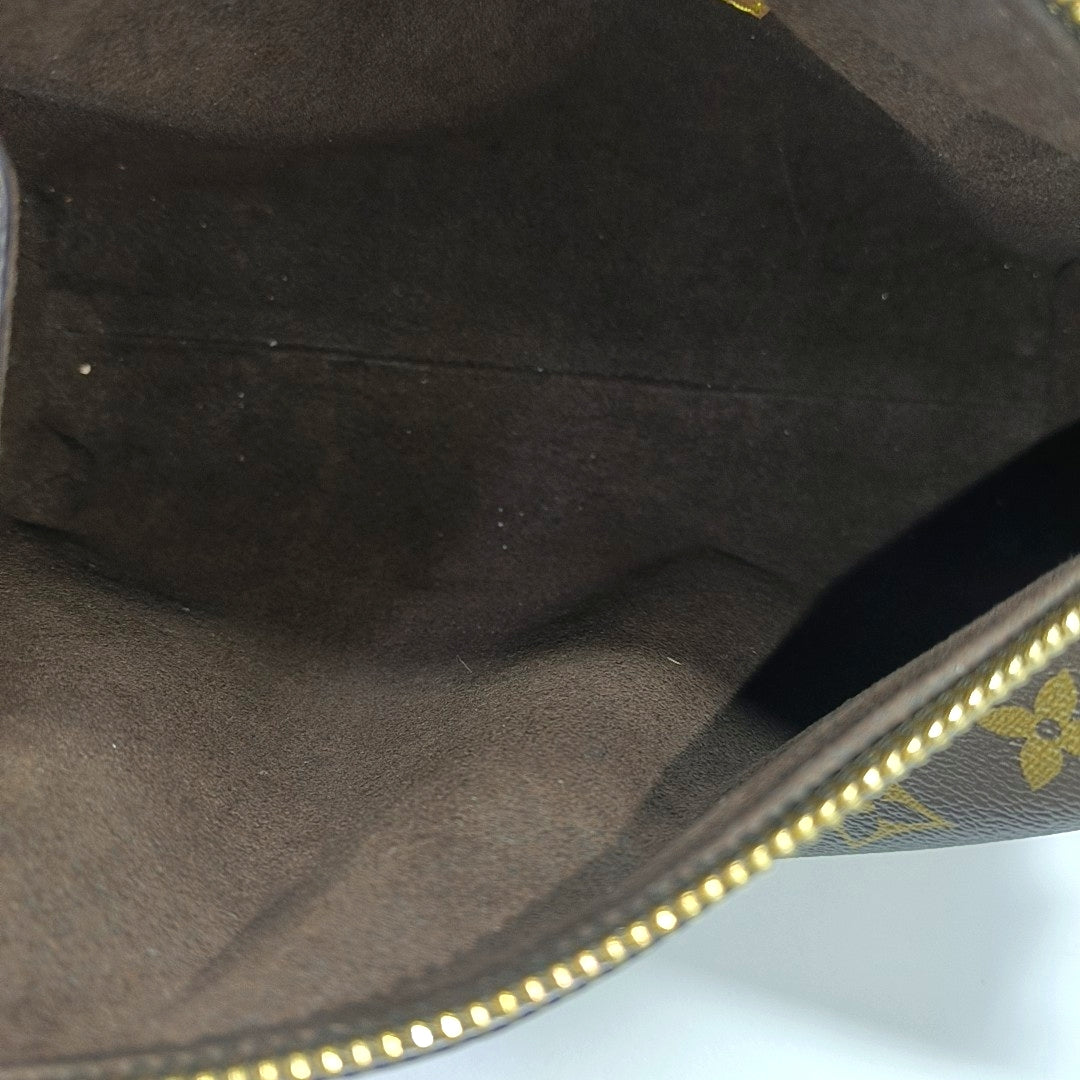 SIDE TRUNK MM Monogram Coated Canvas Brown