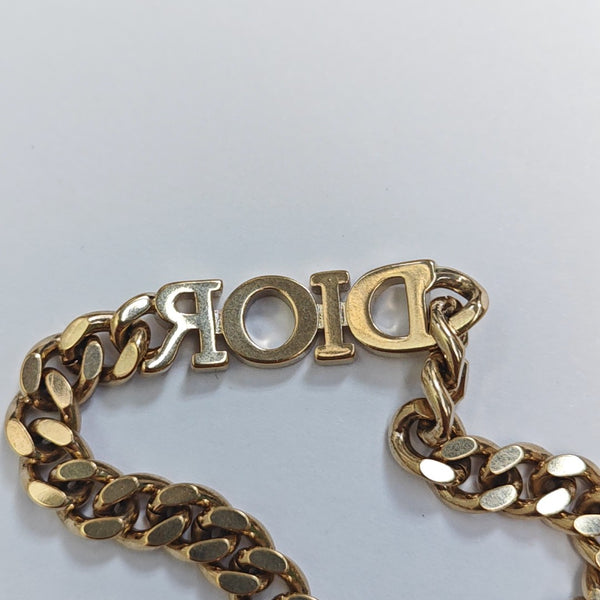 Petit CD Metal Gold Necklace