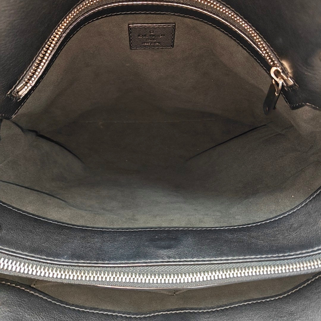 LILIA Monogram Calfskin Black