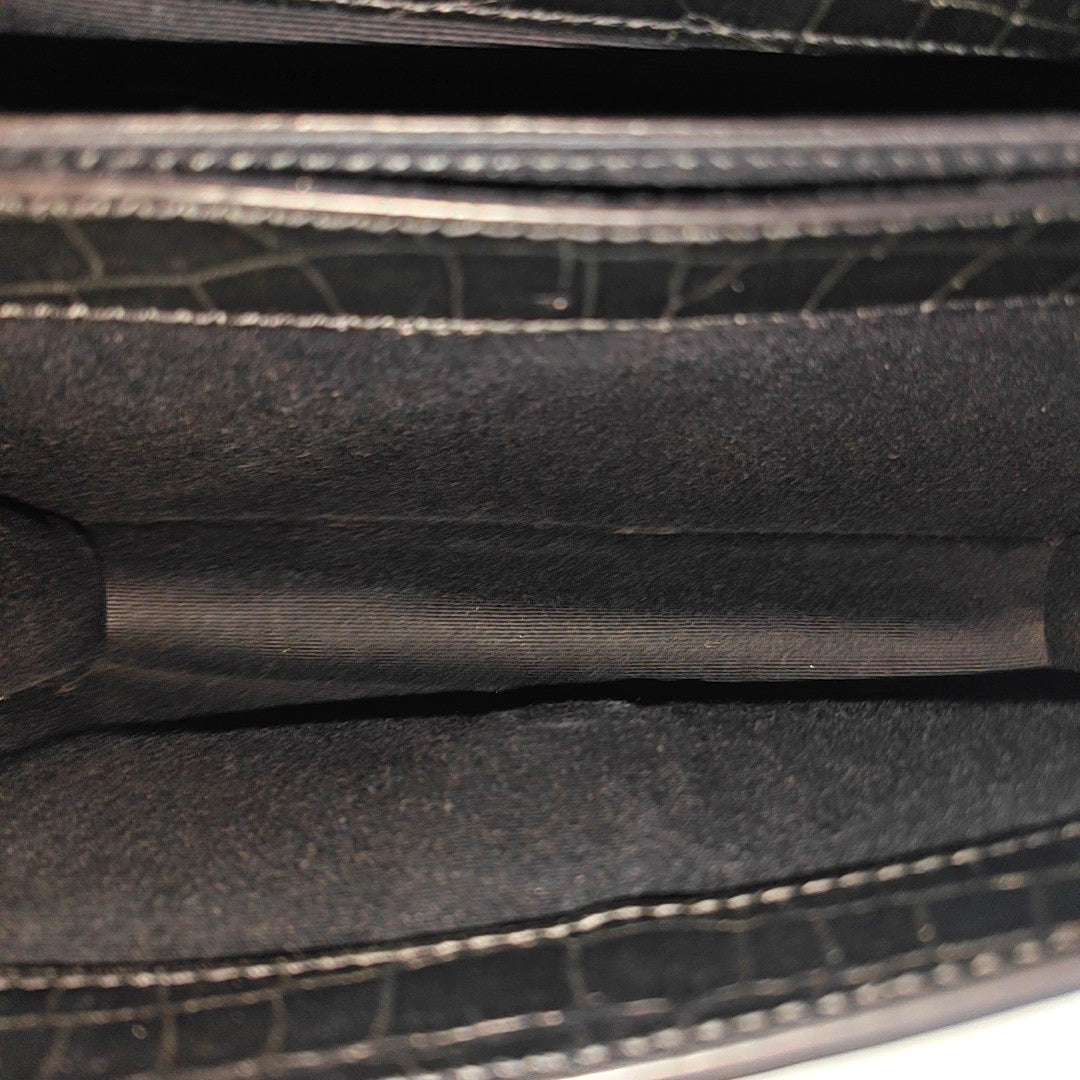 SUNSET Small Calfskin Black