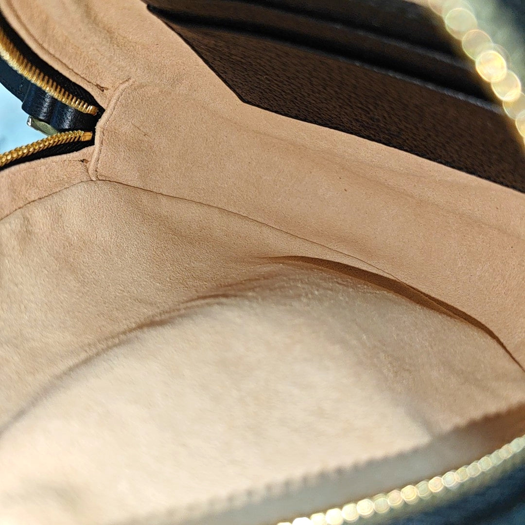 Authenticated pre-owned  Ophidia Mini Calfskin Black - Clutch at Looply