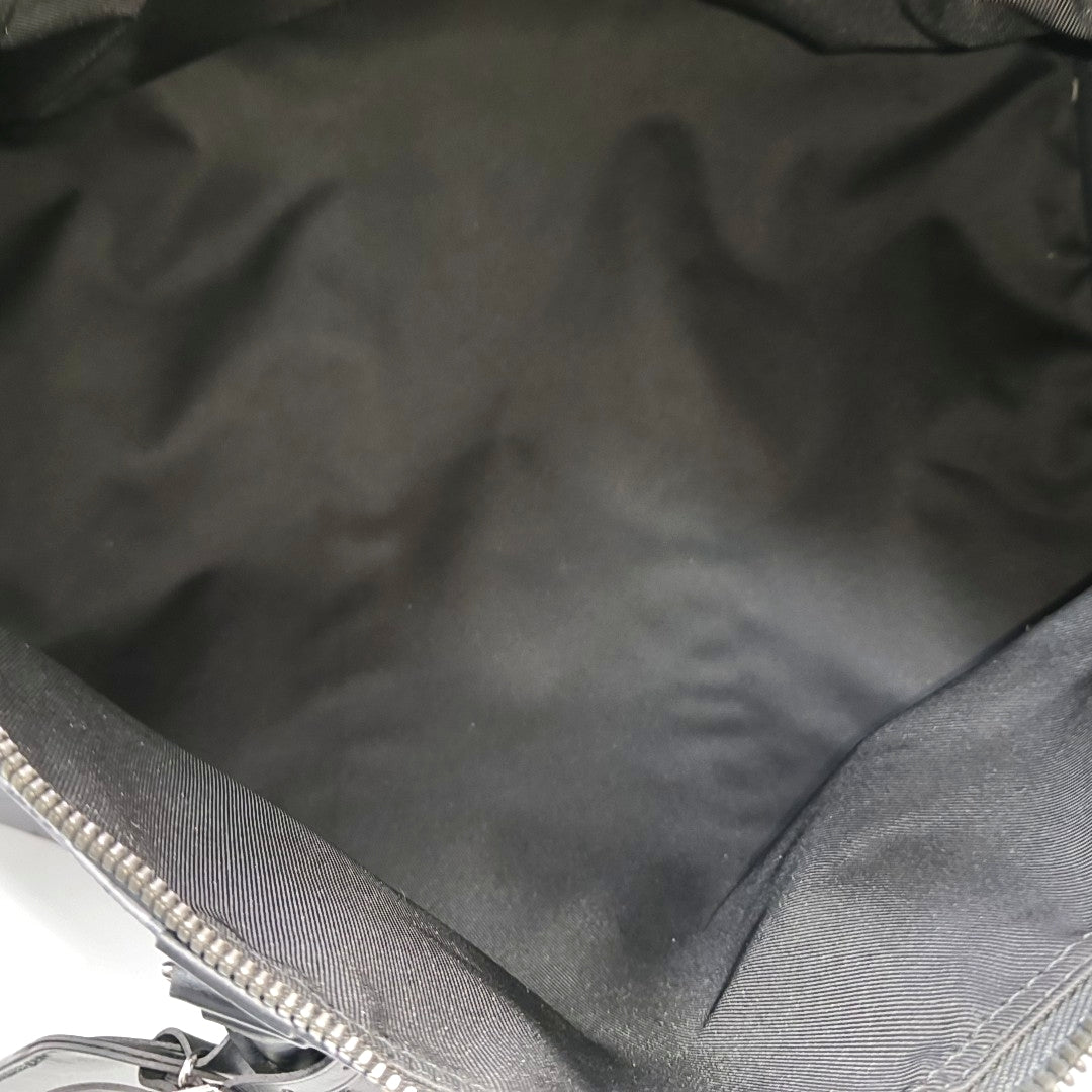 KEEPALL 50 Monogram Coated Canvas Gray