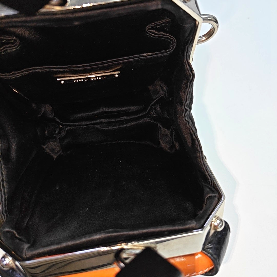 Patent Leather Shoulder Bag Red