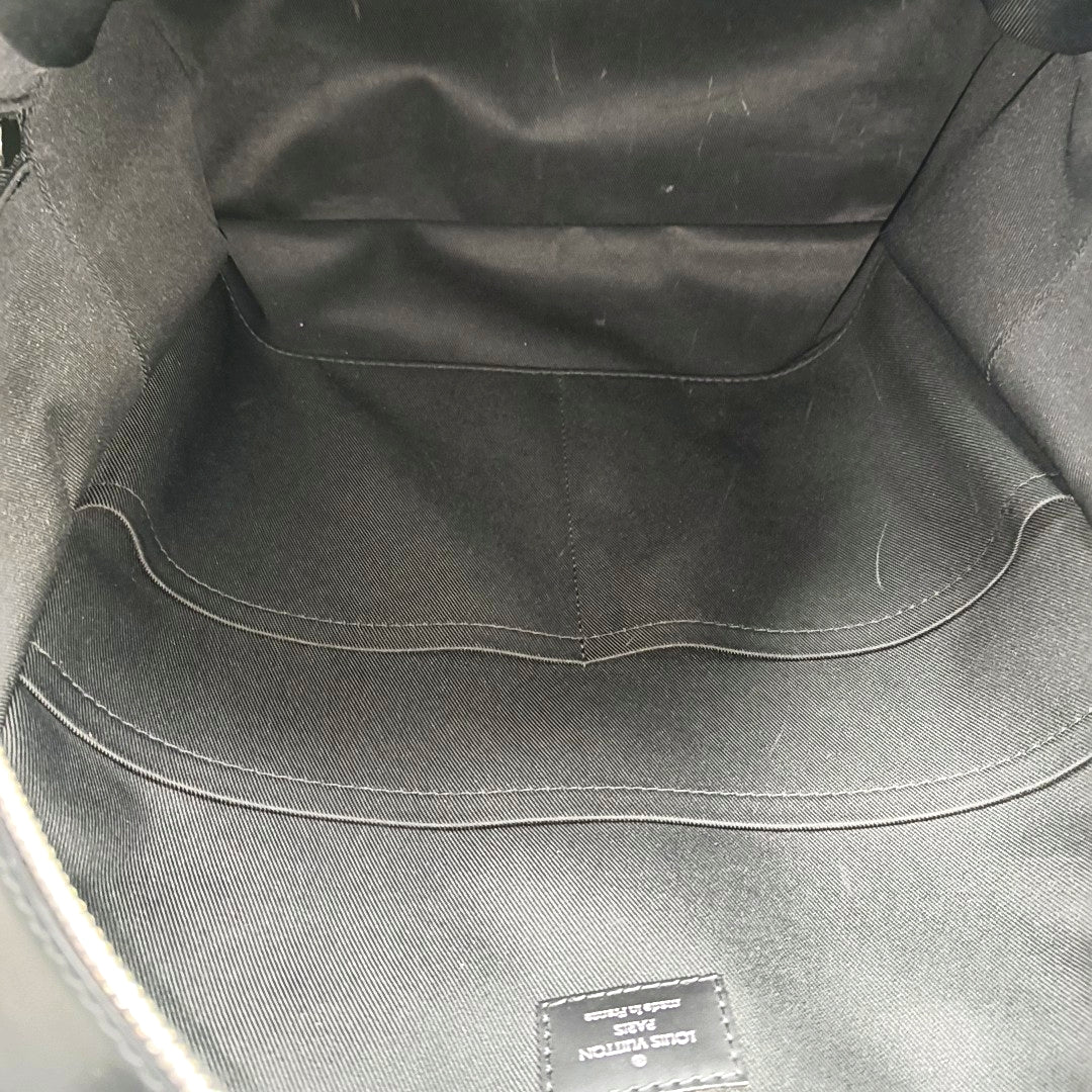 JOSH Damier Graphite Coated Canvas Gray