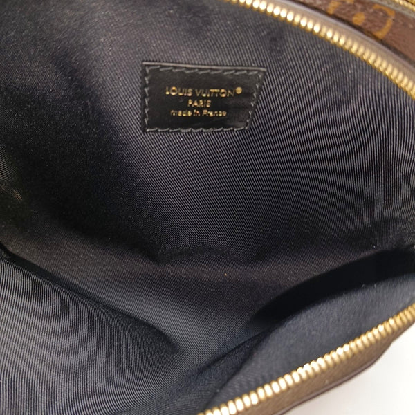 BE ALMA Monogram Coated Canvas Brown