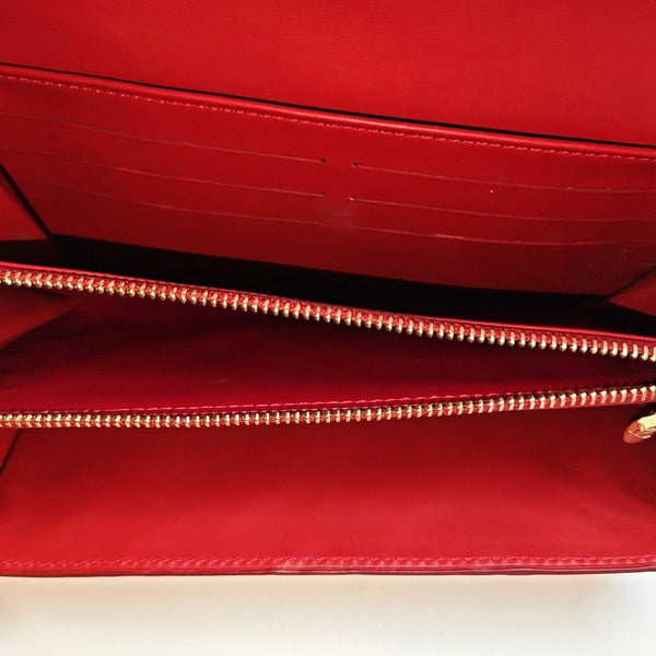 PORTE MONNAIE Patent Leather Red Wallet