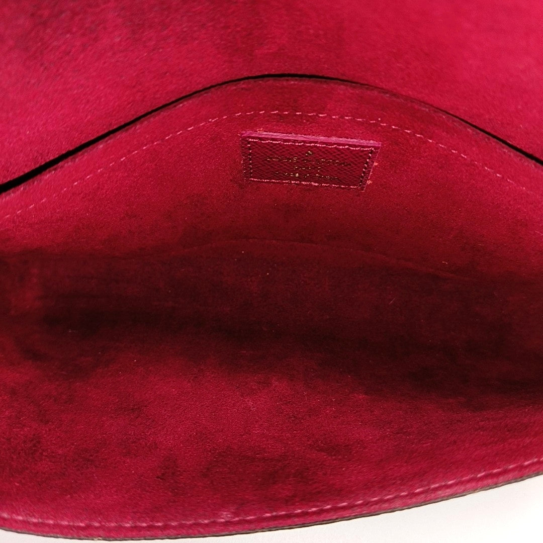 FÉLICIE Monogram Coated Canvas Brown