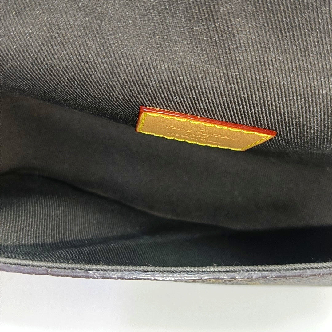 DIANE Nano Monogram Coated Canvas Brown
