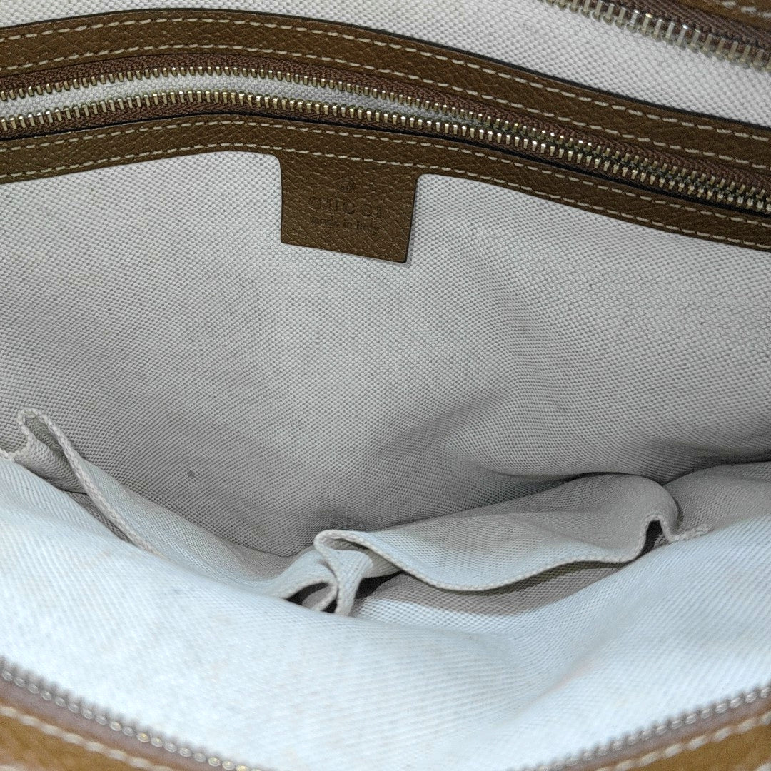 Bree Medium Monogram Canvas Beige