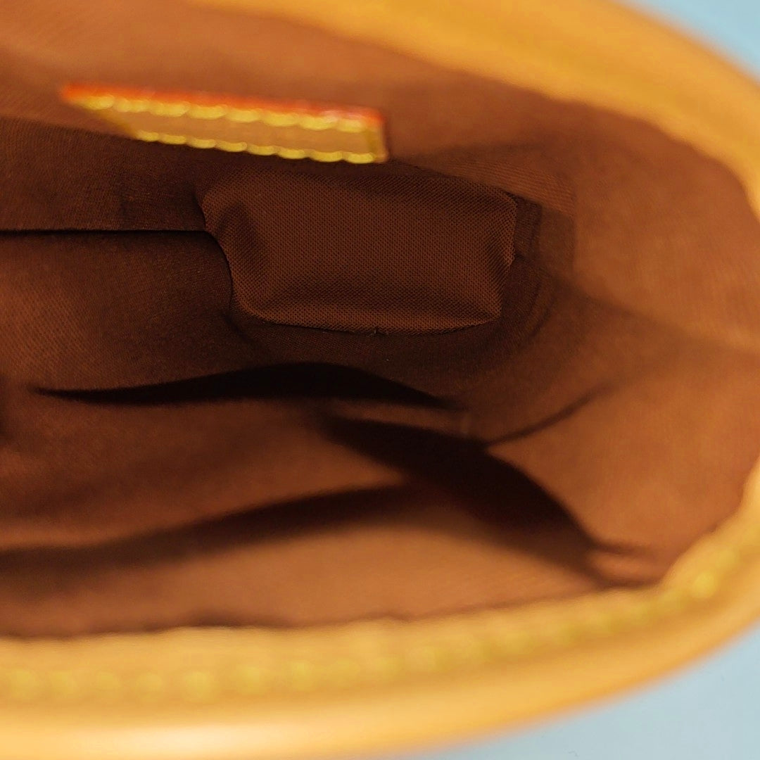 FOLD ME Monogram Coated Canvas Brown