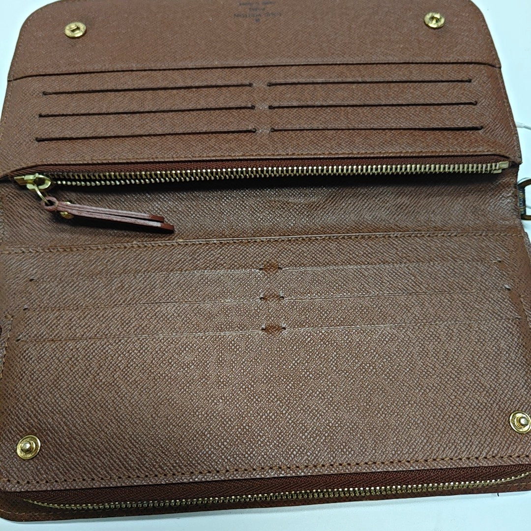 INSOLITE Monogram Coated Canvas Brown Wallet