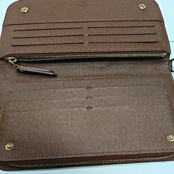 INSOLITE Monogram Coated Canvas Brown Wallet