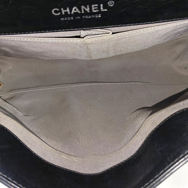 2.55 Maxi Quilted Calfskin Black