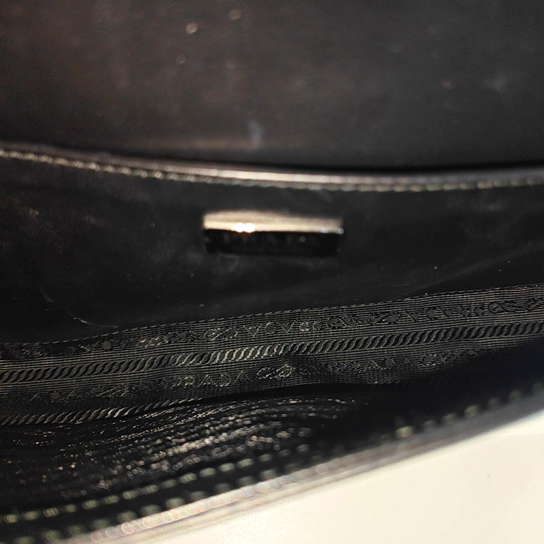 Calfskin Shoulder Bag Black