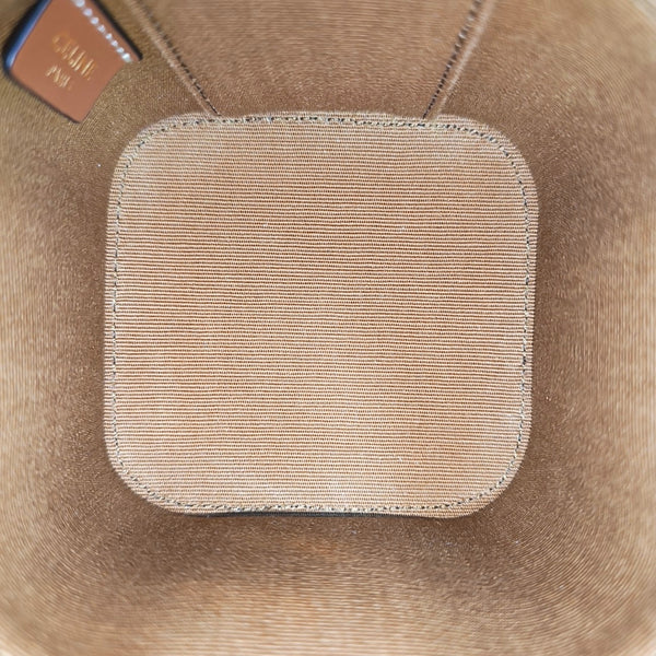 Coated Canvas Shoulder Bag Black