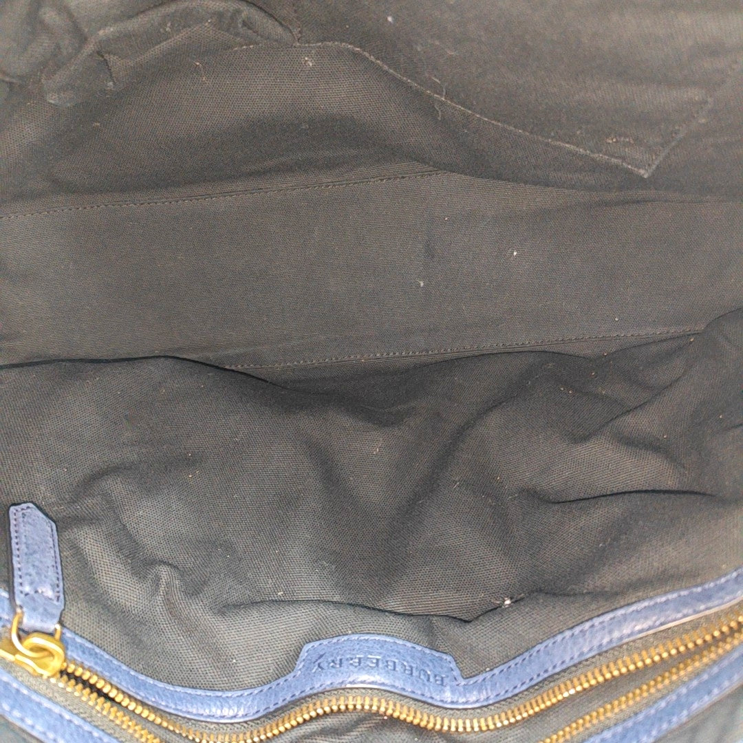Fabric Shoulder Bag Blue