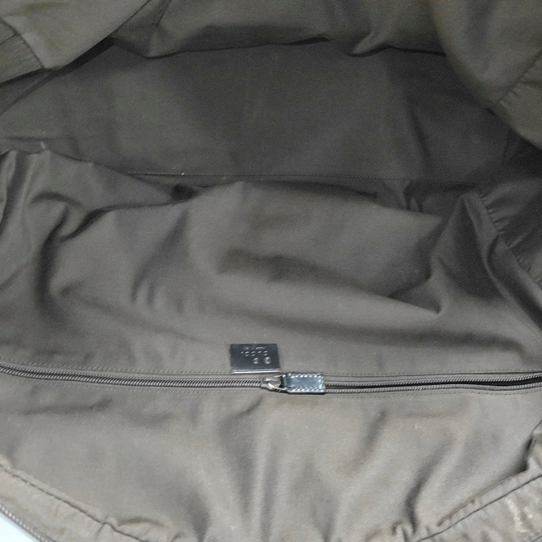Monogram Canvas Shoulder Bag Black