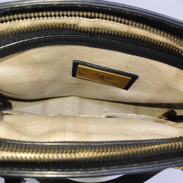 Bright Bit Calfskin Black
