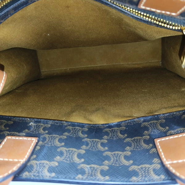 CABAS CELINE Small Coated Canvas Brown