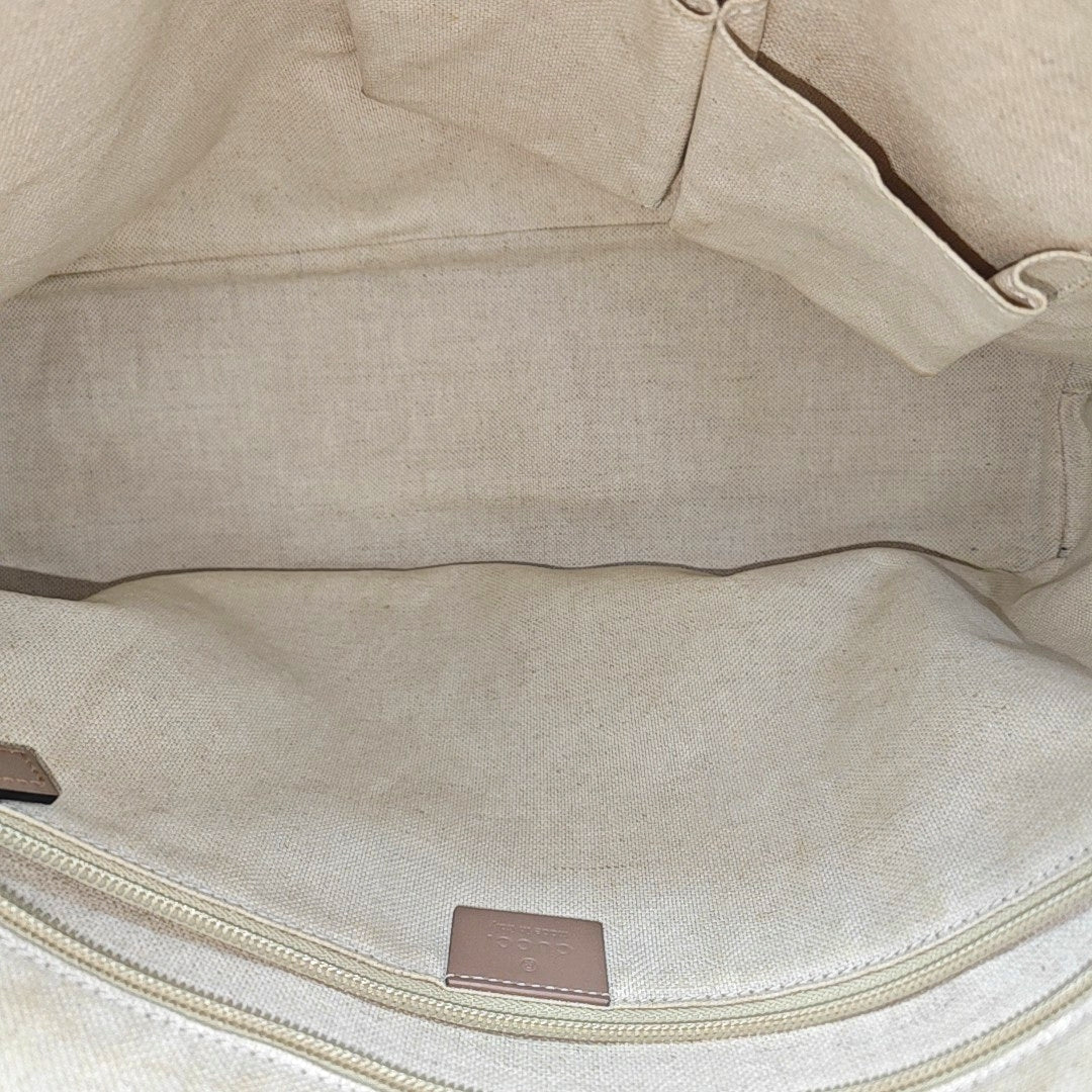 Monogram Coated Canvas Tote Bag Pink