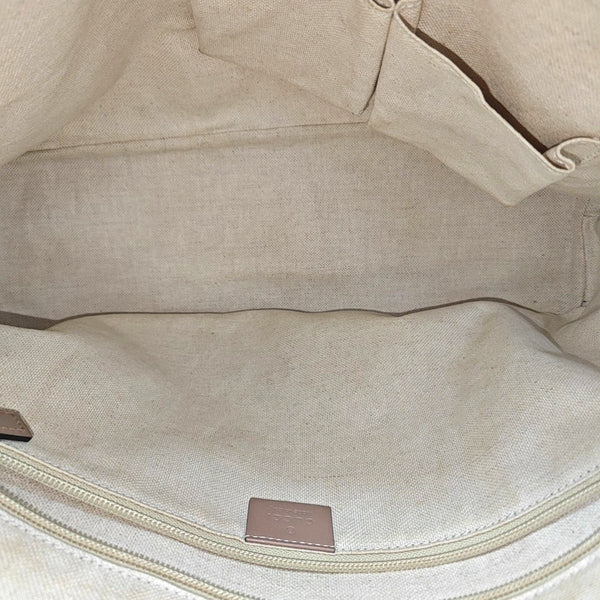 Monogram Coated Canvas Tote Bag Pink