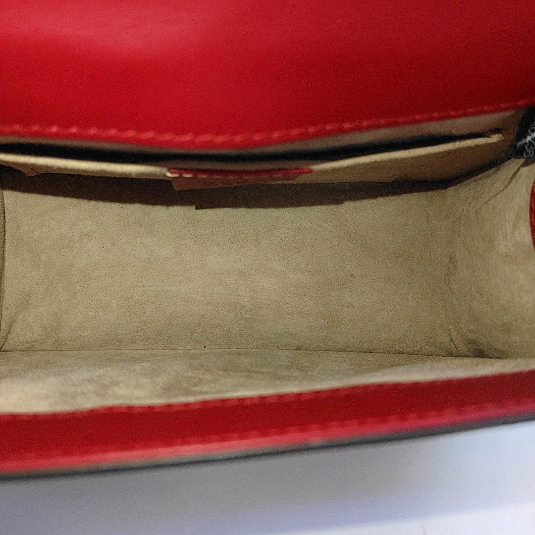 Sylvie Mini Calfskin Red