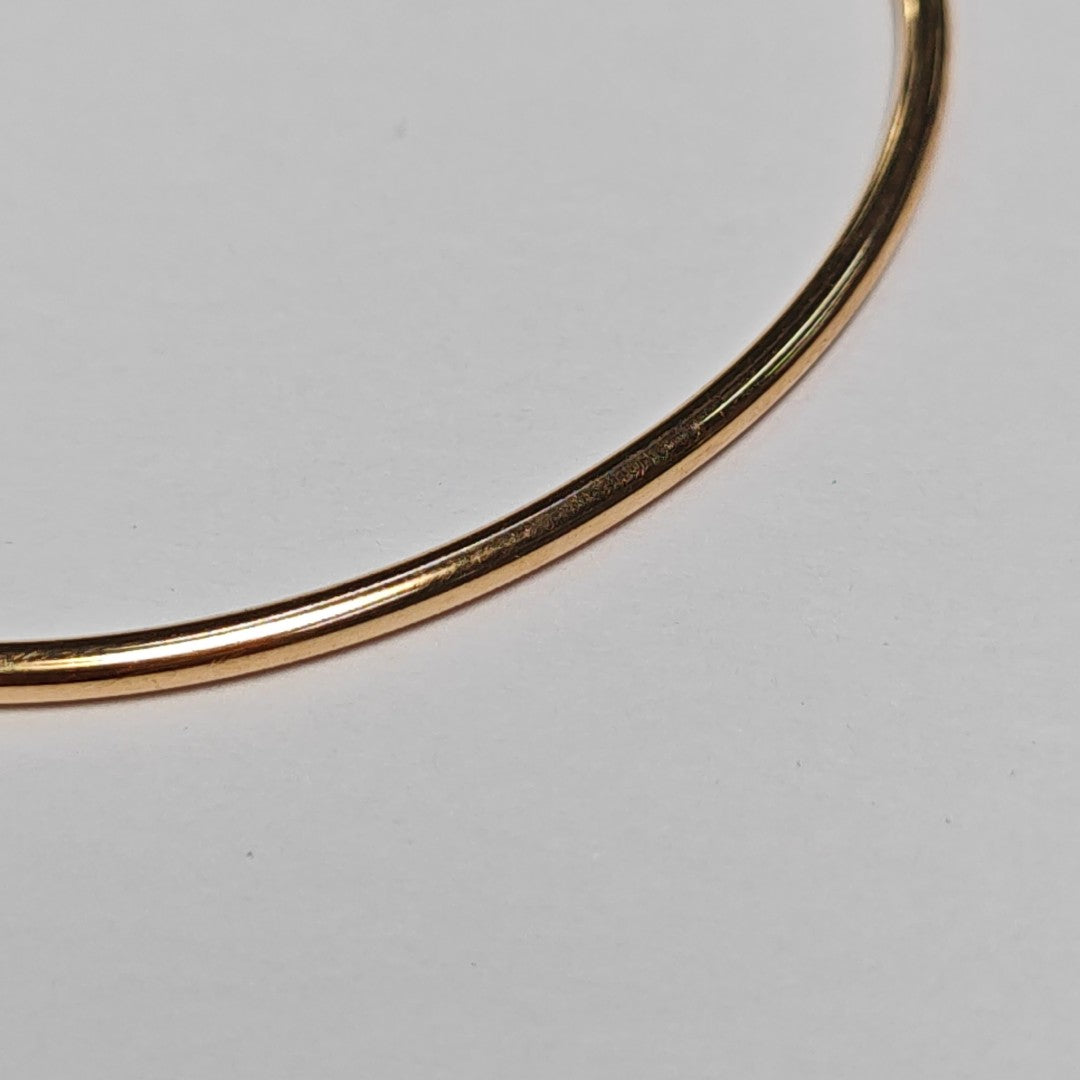 Tiffany T 18k Rose Gold Bangle