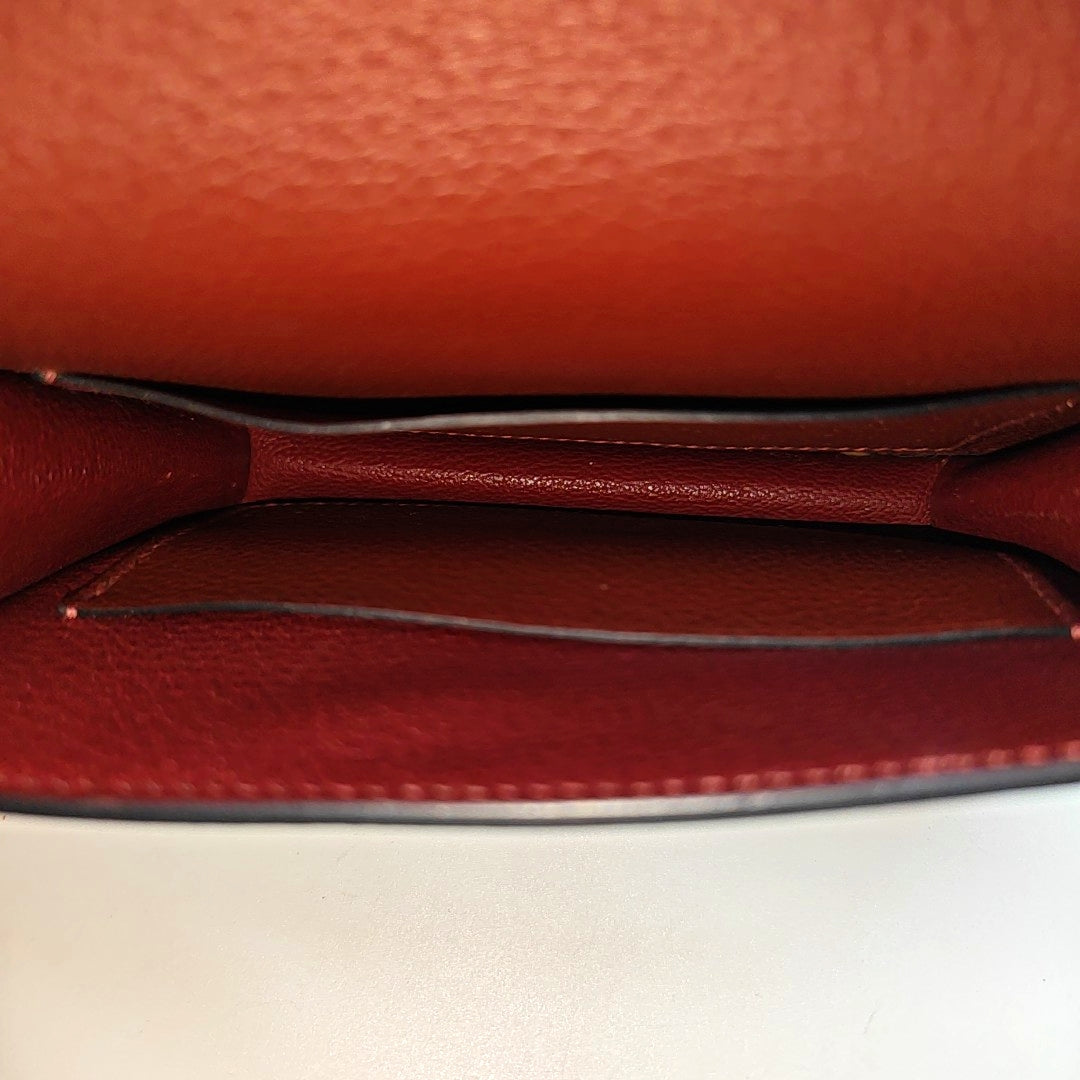 Roulis Slim Evercolor Red Wallet