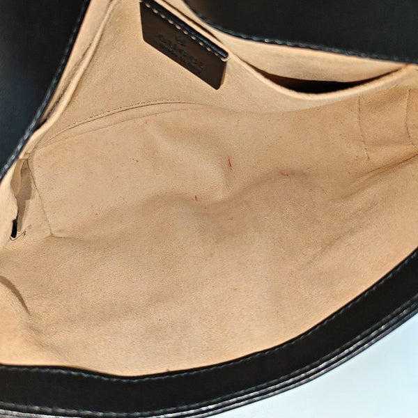 GG Marmont Small Quilted Calfskin Black