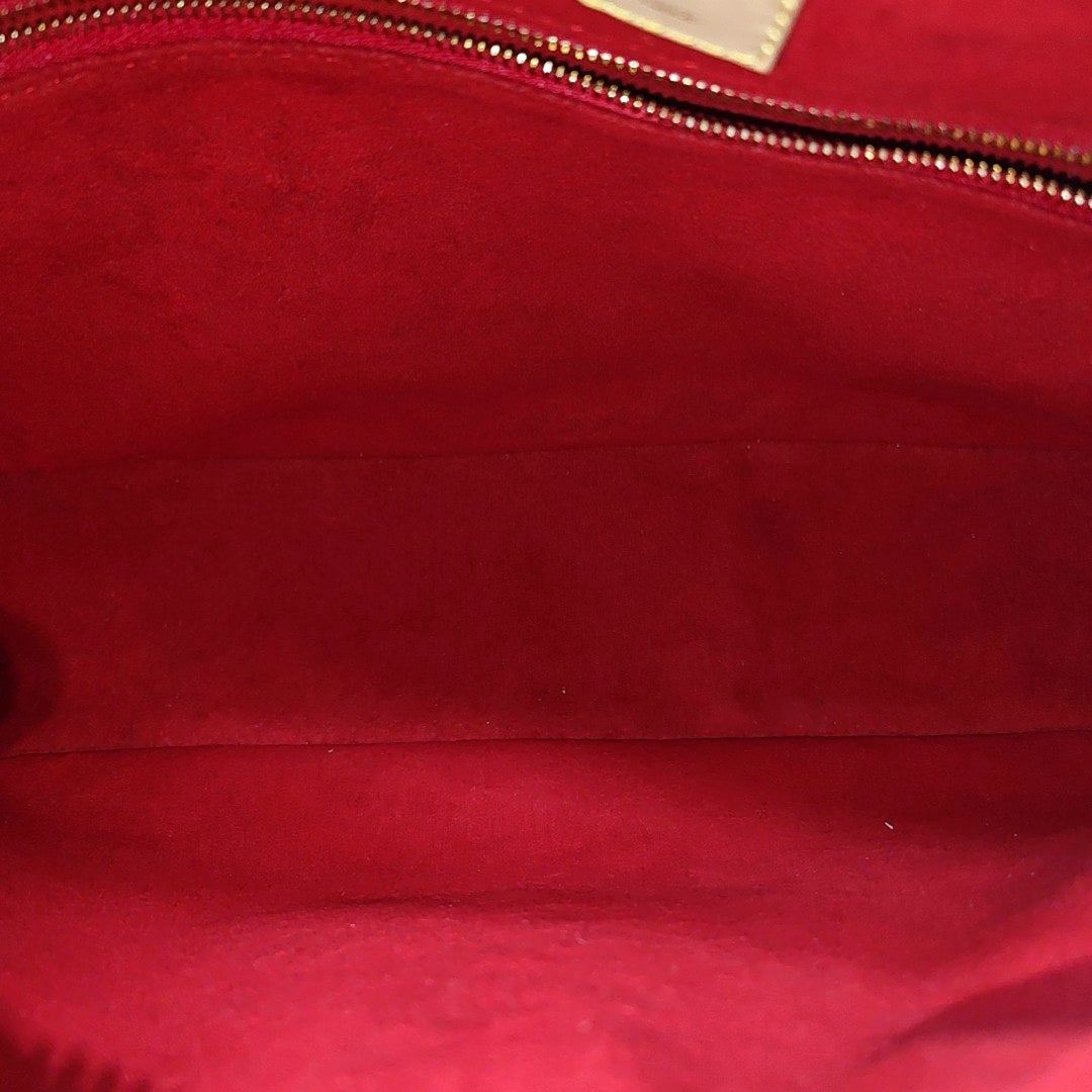 Monogram Coated Canvas Shoulder Bag Brown