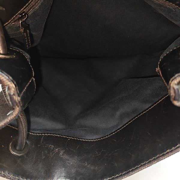 Monogram Canvas Tote Bag Black