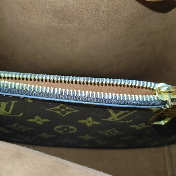 NÉONOÉ MM Monogram Coated Canvas Brown