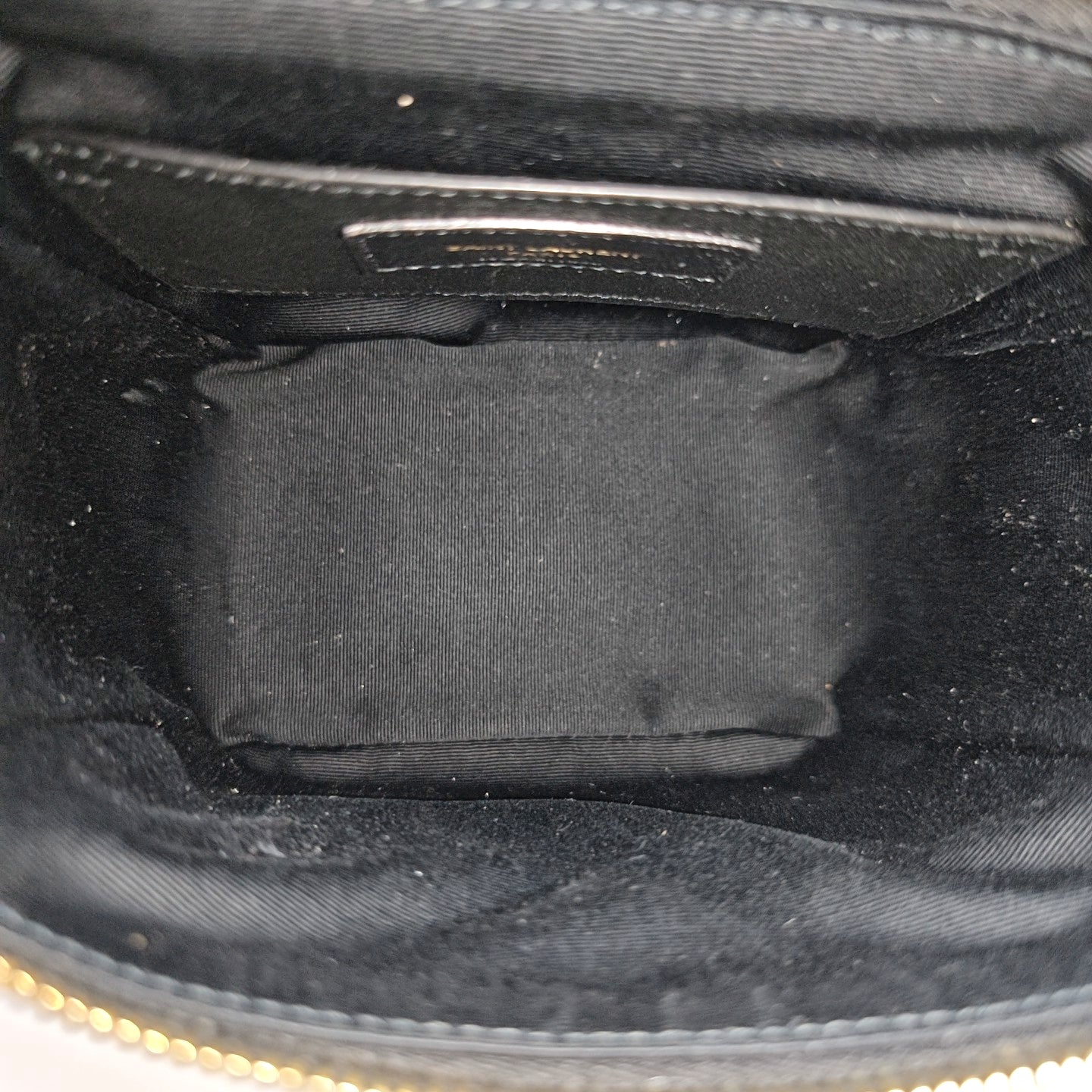 80'S VANITY Quilted Calfskin Black