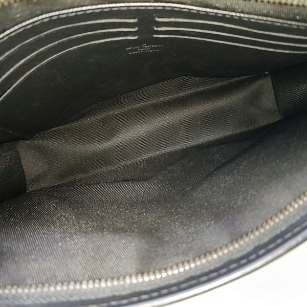 Pochette Voyag MM Monogram Coated Canvas Black