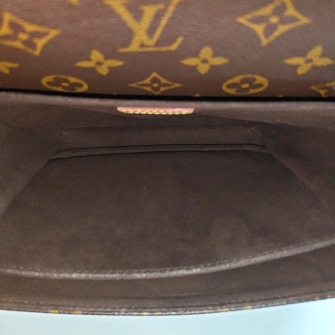 MÉTIS MM Monogram Coated Canvas Brown