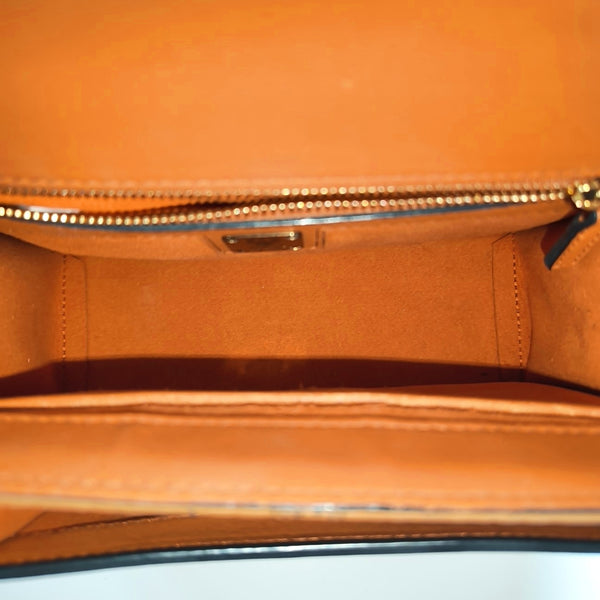 TRACY Small Monogram Coated Canvas Brown