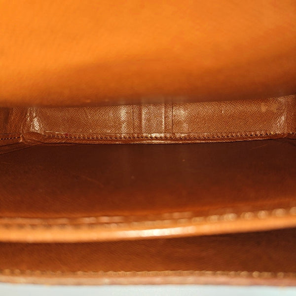 CARTOUCHIERE MM Monogram Coated Canvas Brown