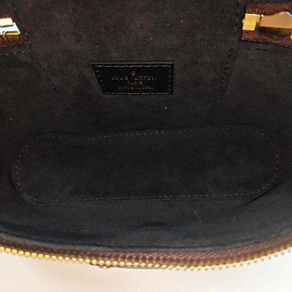 Vanity Chain Pouch Monogram Coated Canvas Brown