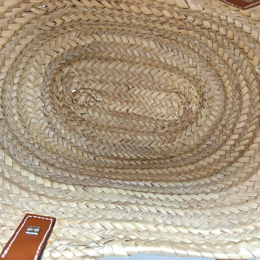 Basket Straw Yellow