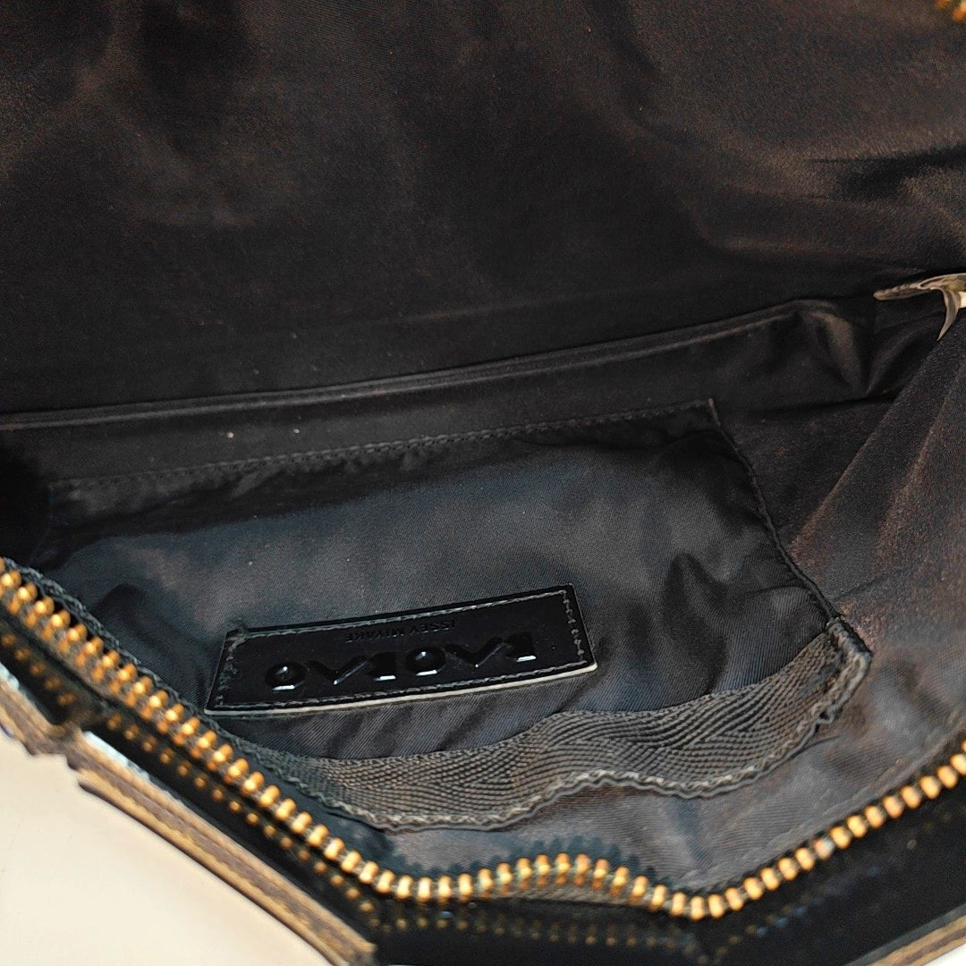 Special Material Top Handle Bag Black