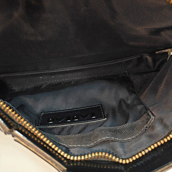 Special Material Top Handle Bag Black