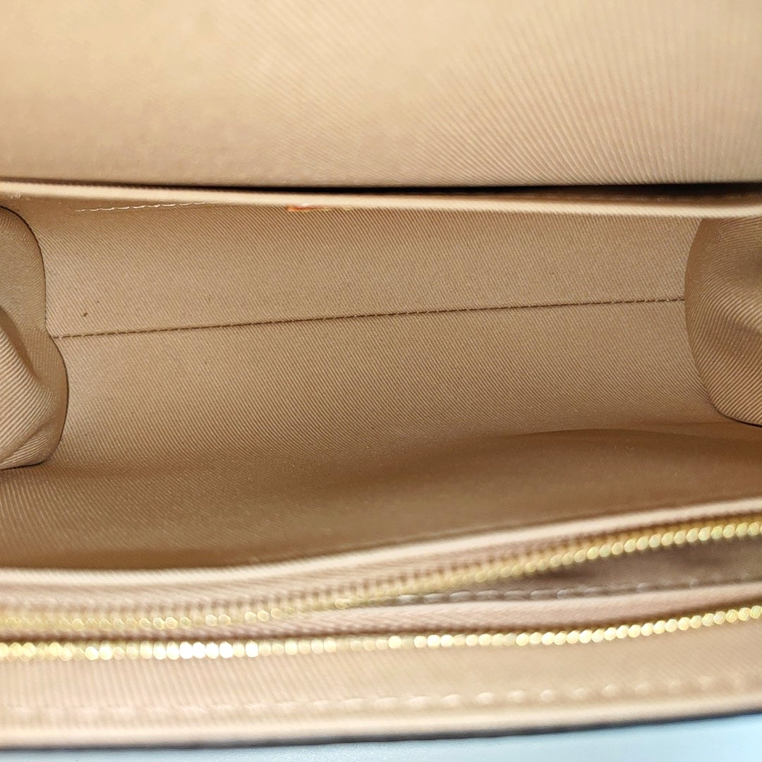 CLUNY PM Monogram Coated Canvas Brown