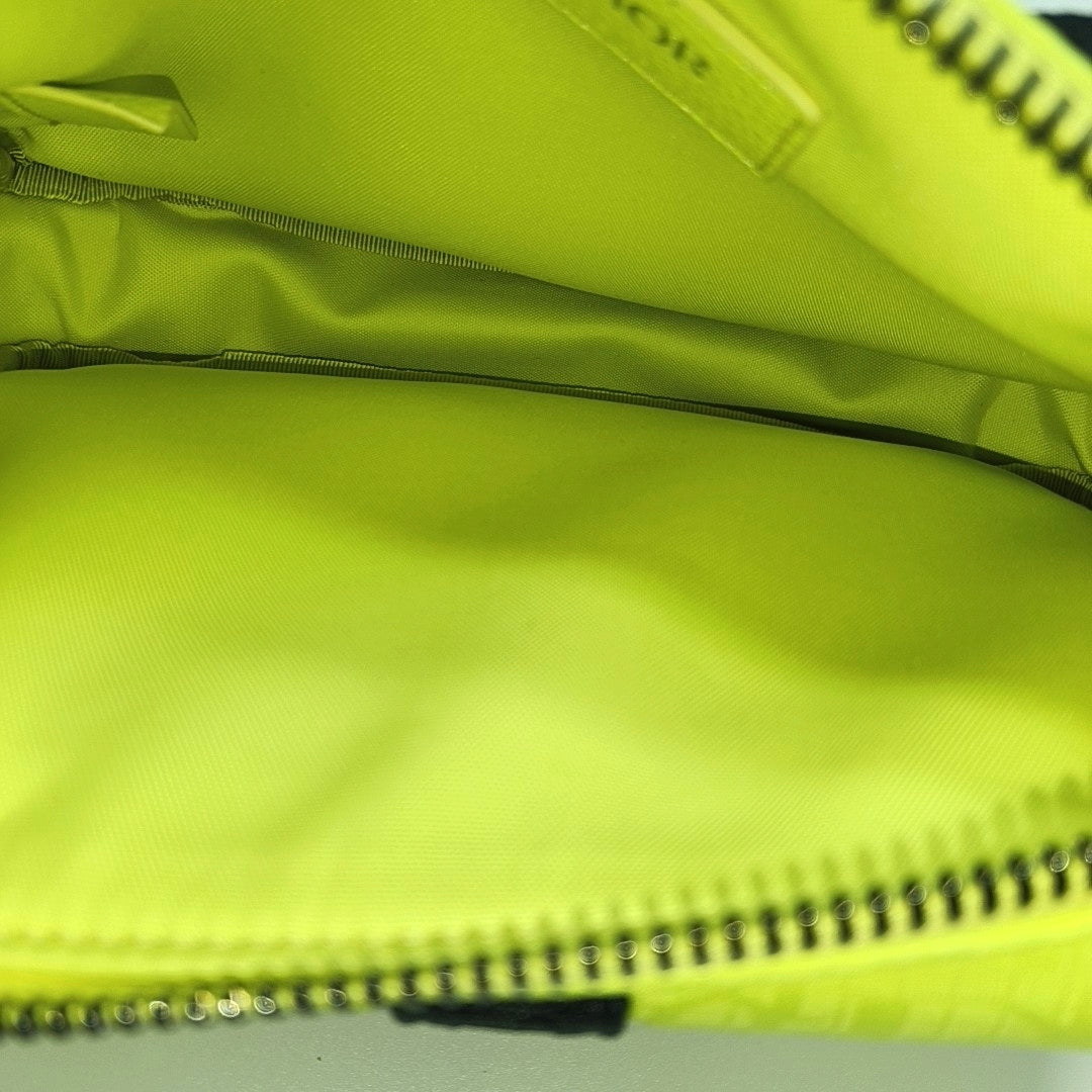 Fabric Shoulder Bag Green