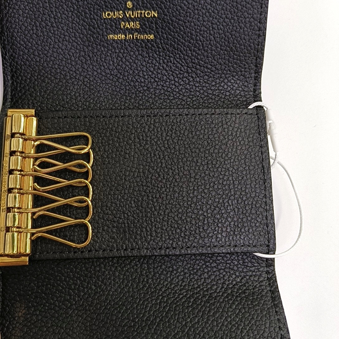 Monogram Calfskin Wallet Black
