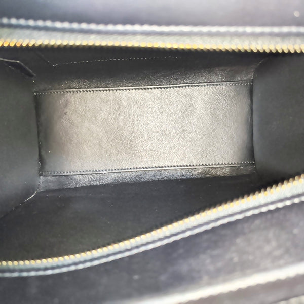 LUGGAGE Mini Quilted Calfskin Black