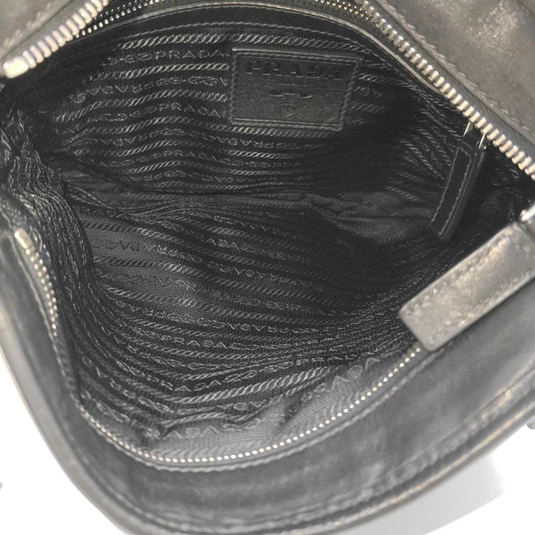 Calfskin Shoulder Bag Black