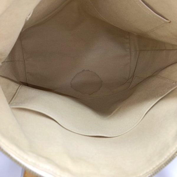 Authenticated pre-owned  TOTALLY MM Coated Canvas White - Tote Bag at Looply