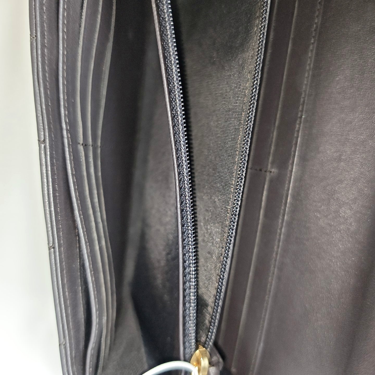 BOY CHANEL Mini Quilted Lambskin Gray Wallet